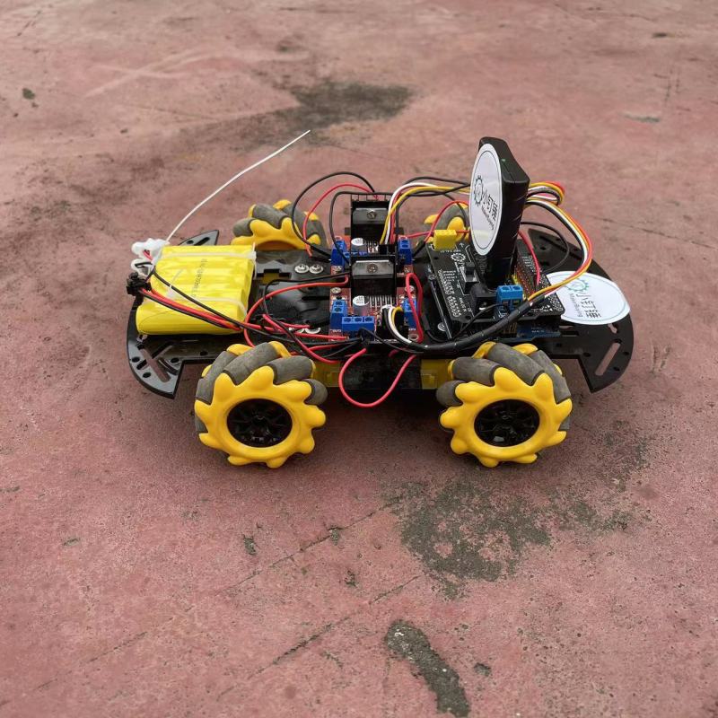 米思齐Mixly麦克纳姆轮全向轮PS2遥控小车机器人套件创客for arduino SNAR82