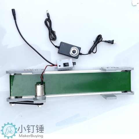 小钉锤带正反转传送带PVC暂停 科技制作升降电梯模型科普摩擦力实验XDC40