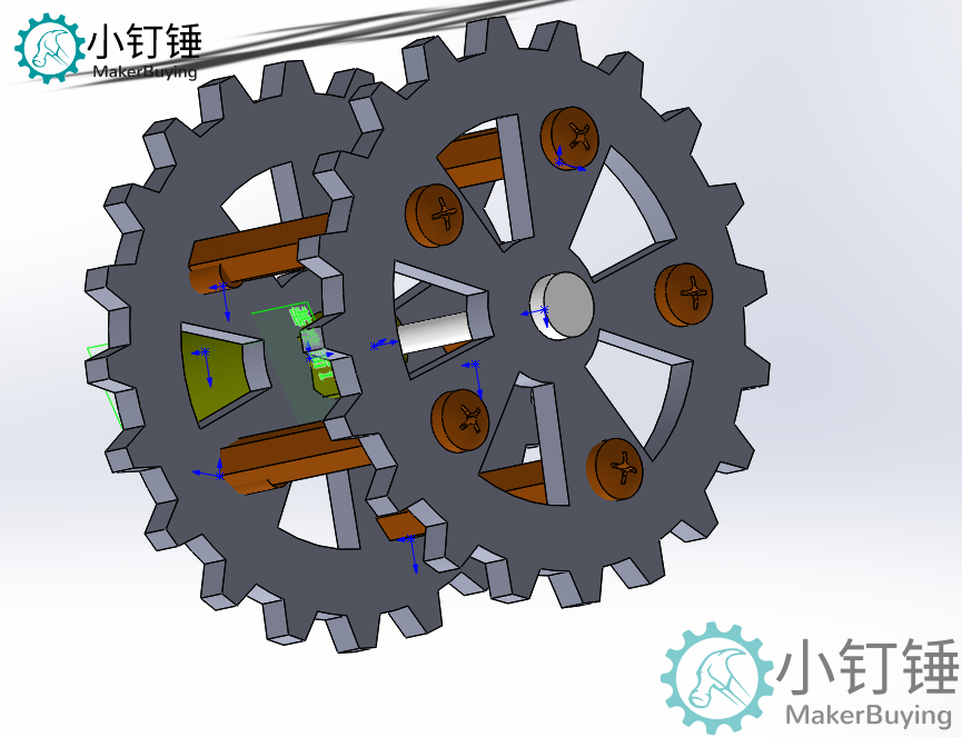 亚克力驱动轮安装教程