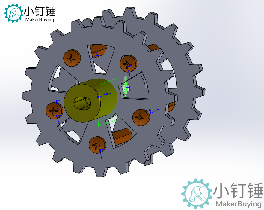 亚克力驱动轮安装教程