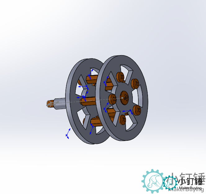3DX19 从动轮安装教程 小钉锤探月升级亚克力