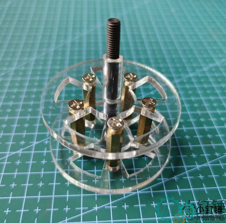 3DX19 从动轮安装教程 小钉锤探月升级亚克力