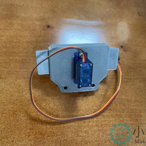 水平机械抓夹子SG90 SNM1 3D打印机器人爪 搬运