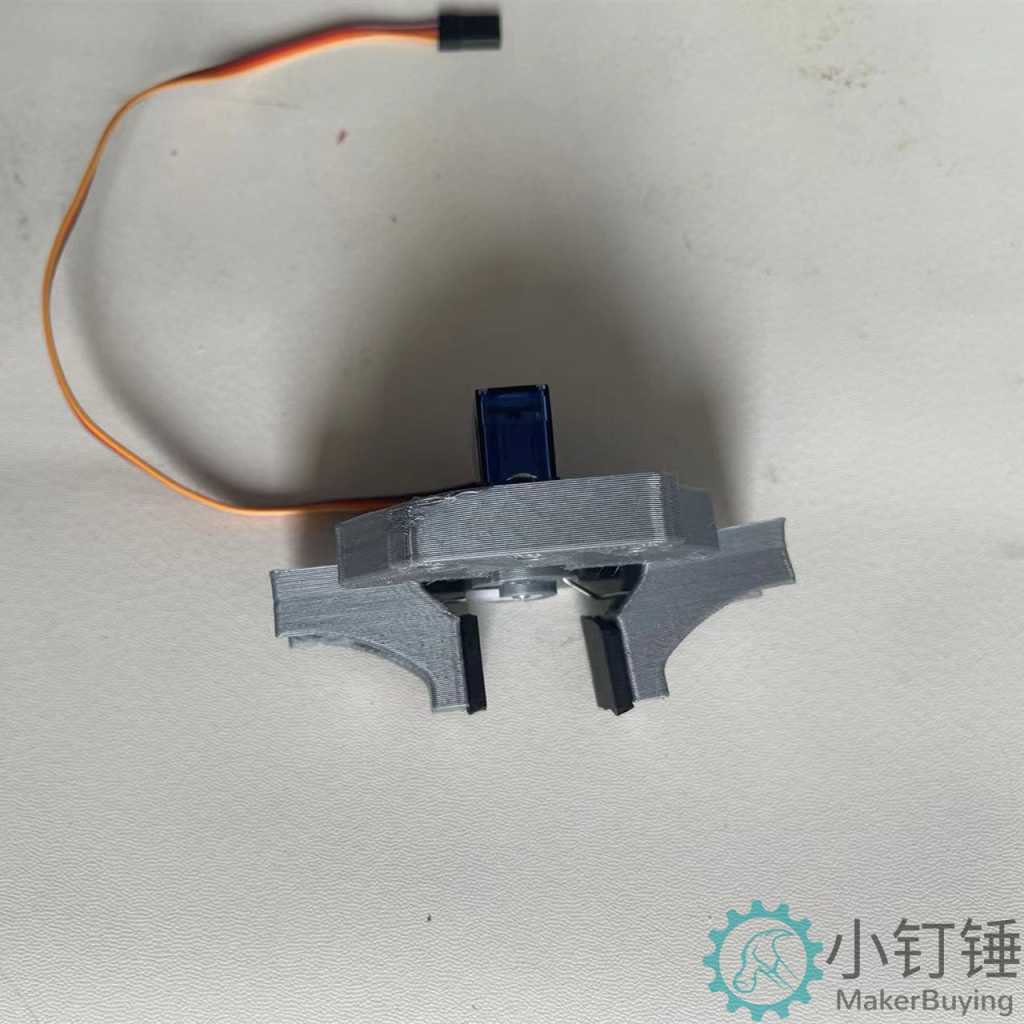 水平机械抓夹子SG90 SNM1 3D打印机器人爪 搬运