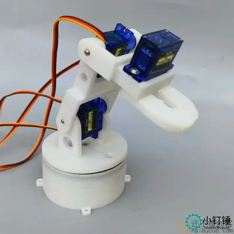 SNAM9200 2023四自由度机械臂3D打印白色  教程