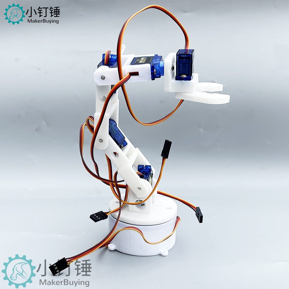 SNAM7600 3d打印六自由度白色机械臂安装教程 v0.6