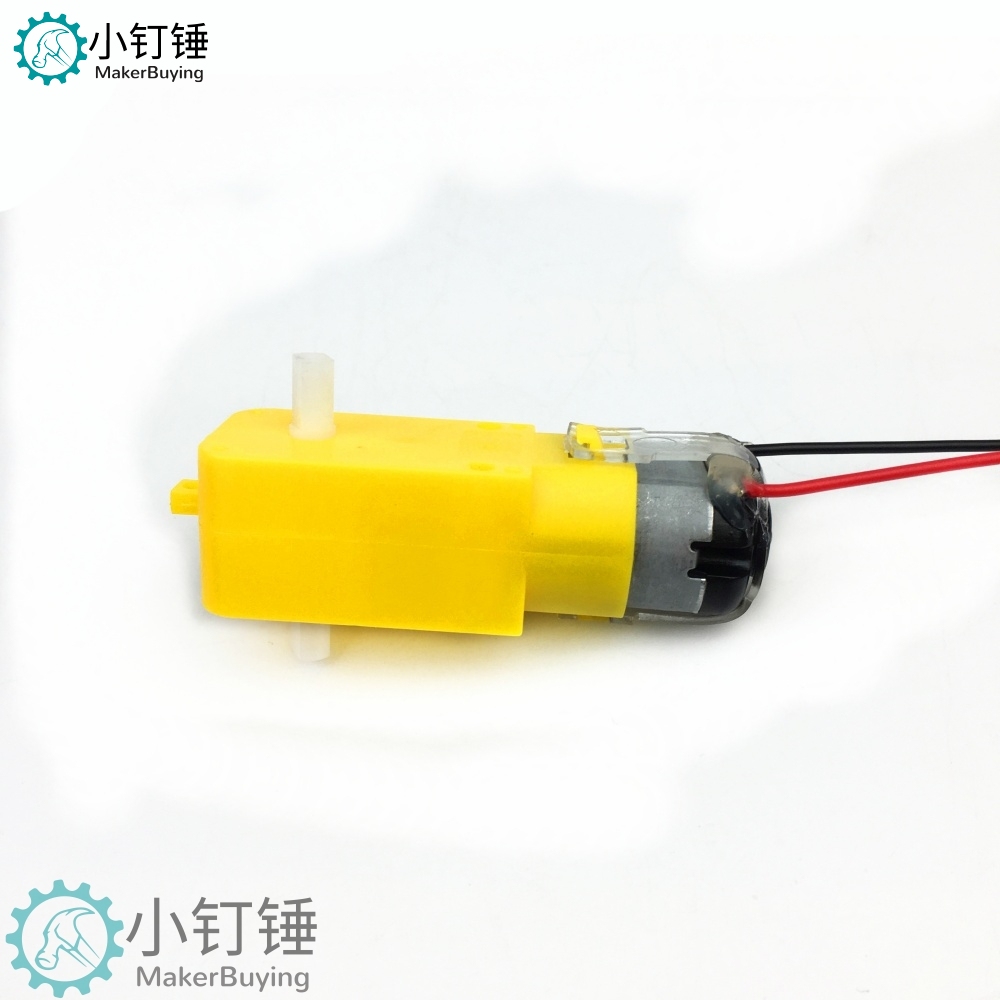 4个TT马达带杜邦线公头热熔胶智能小车电机直流减速电子积木DIY材料 M397