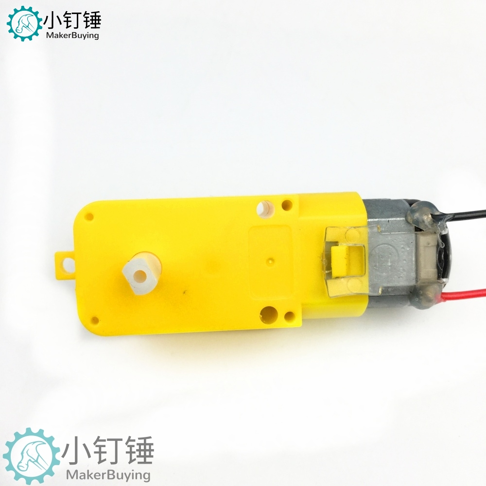 4个TT马达带杜邦线公头热熔胶智能小车电机直流减速电子积木DIY材料 M397