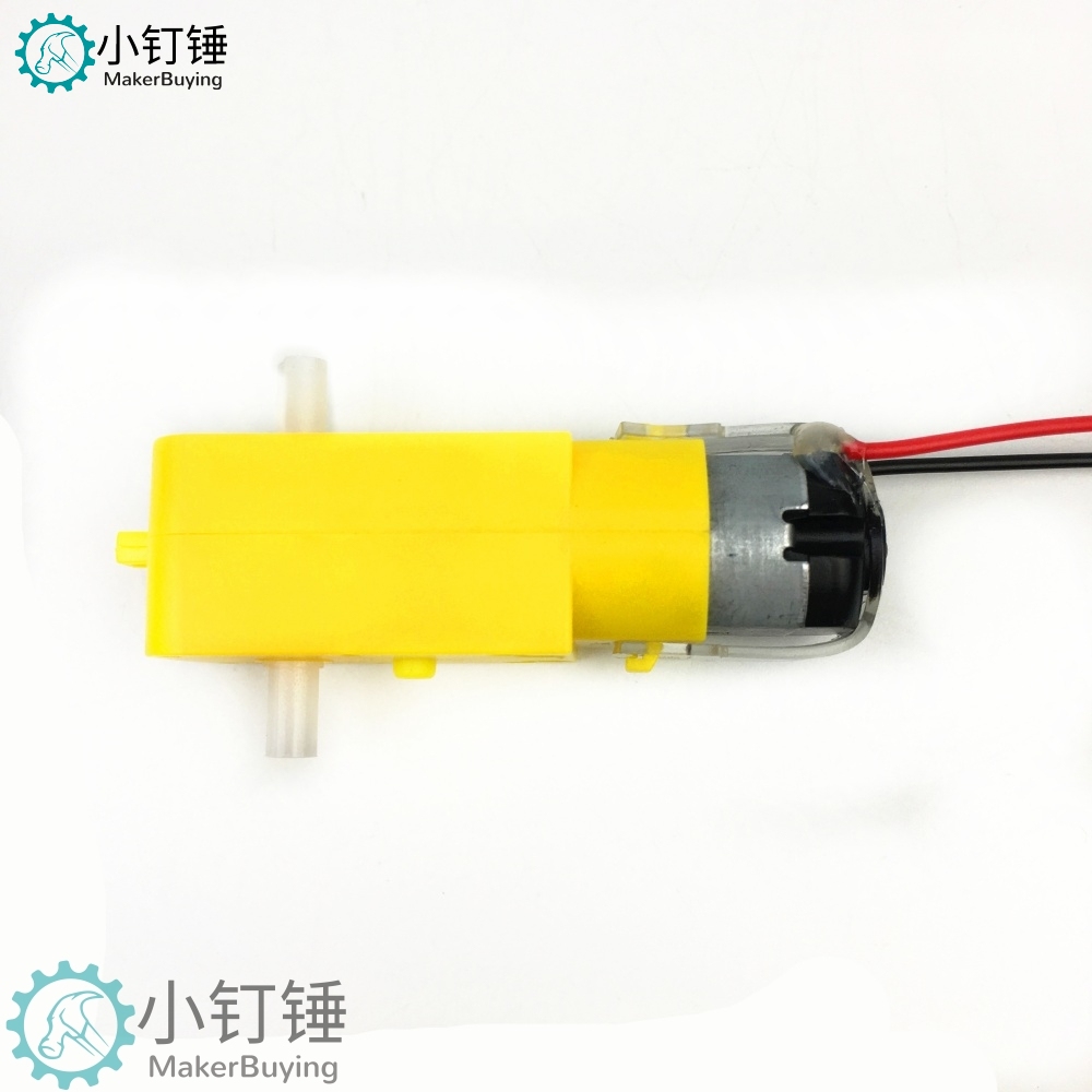 4个TT马达带杜邦线公头热熔胶智能小车电机直流减速电子积木DIY材料 M397
