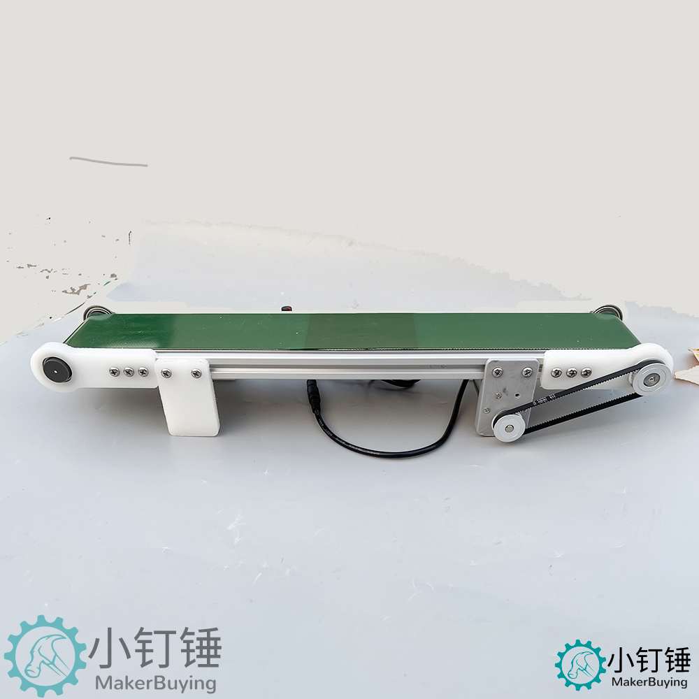 升级版小型桌面传送带流水线输送机PP塑料PVC自动化摩檫力实验科技创新学习 ZDH9