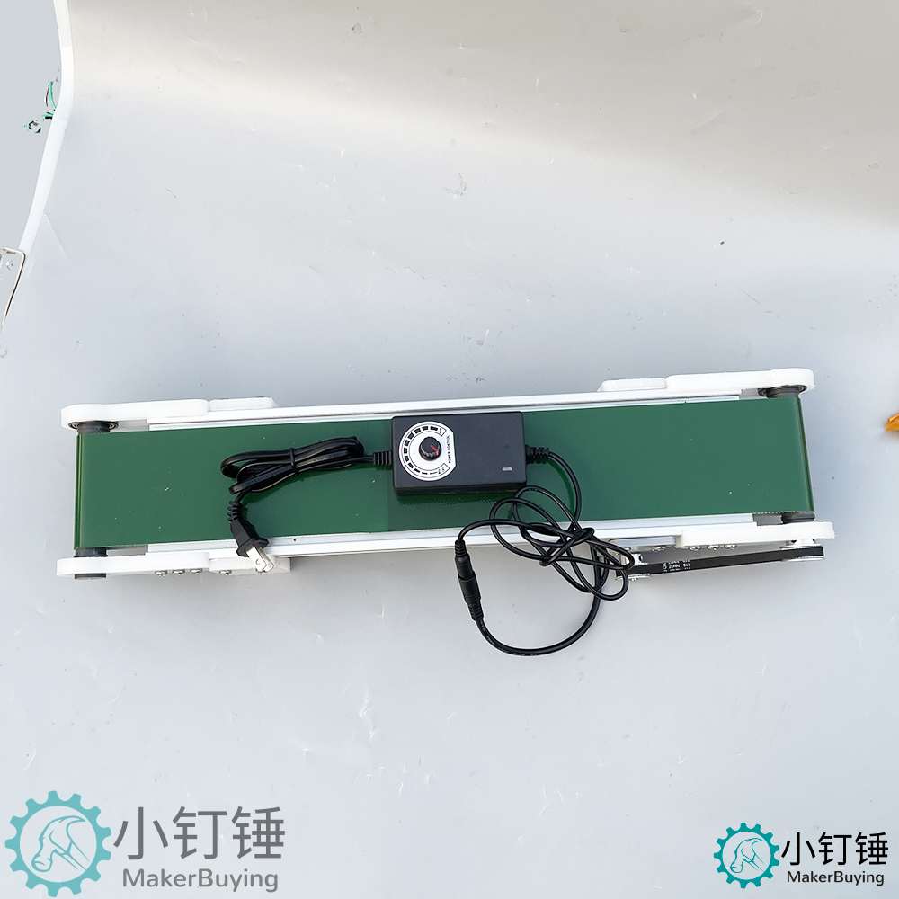 升级版小型桌面传送带流水线输送机PP塑料PVC自动化摩檫力实验科技创新学习 ZDH9