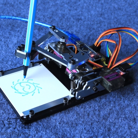 SNAR92 Arduino画板机械手 创客diy 大中学生编程学习套件 画画机 绘图机