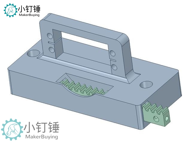 3DX5 mg996舵机推杆装置