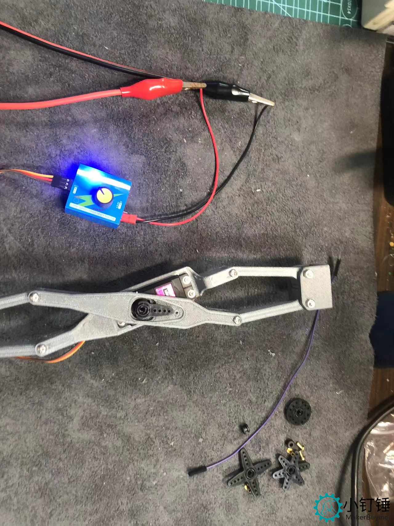 3D33 mg996舵机推举装置安装教程