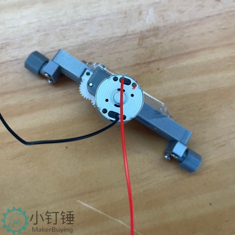 小钉锤C1差速小车转向前桥电机板 DIY拼装车 SNP2