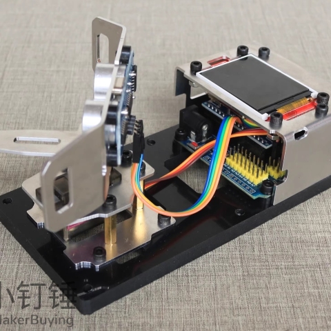 for arduino超声波雷达铝合金拼装制作套件探测 大中学生编程学习 SNAR24
