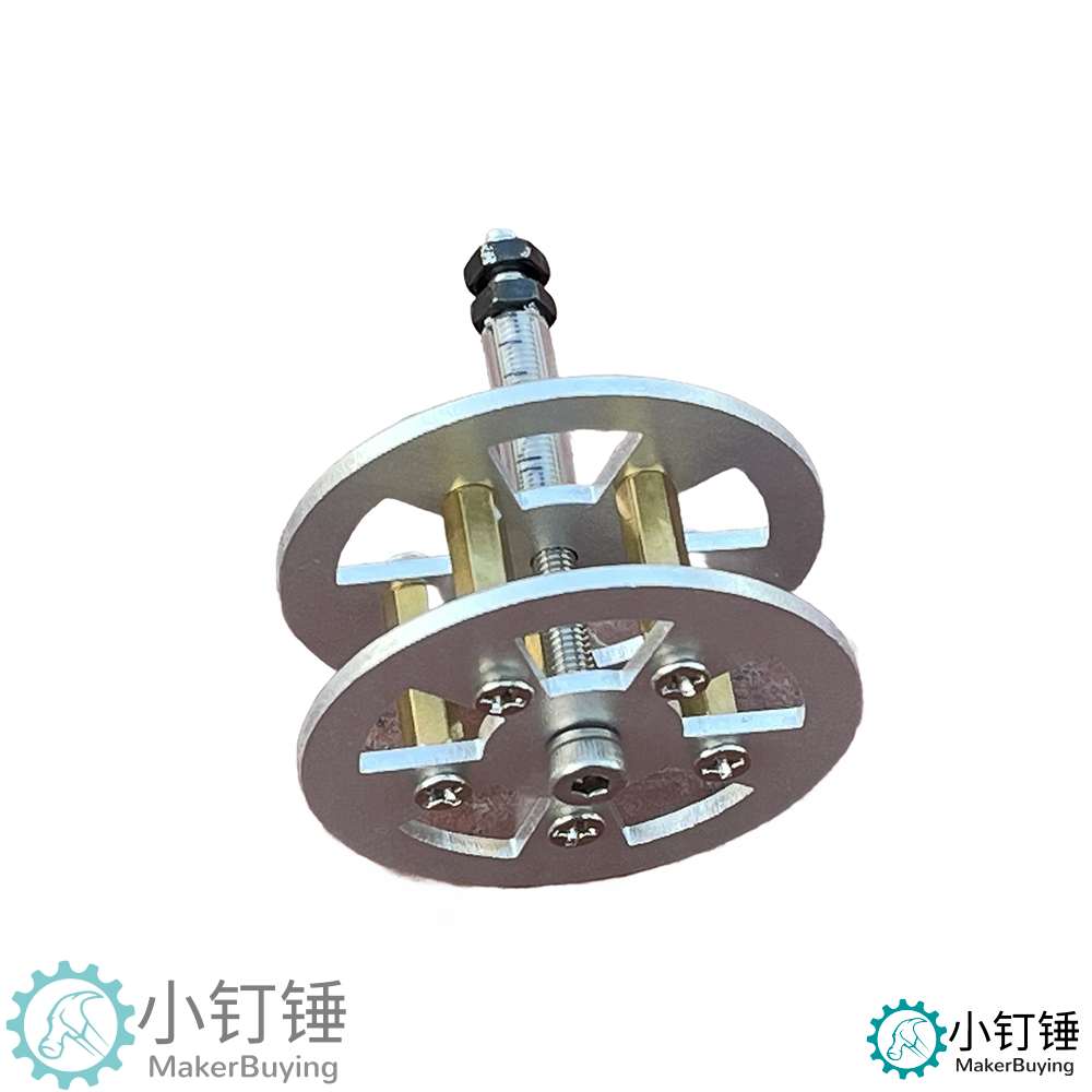 0022金属拼装坦克承重轮SNT4 履带车机器人铝合金阳极氧化积木