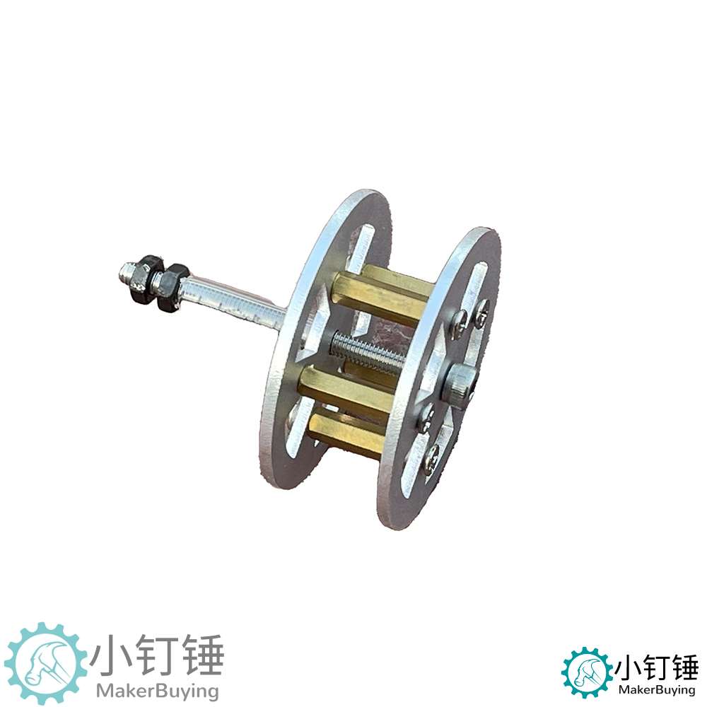 0022金属拼装坦克承重轮SNT4 履带车机器人铝合金阳极氧化积木