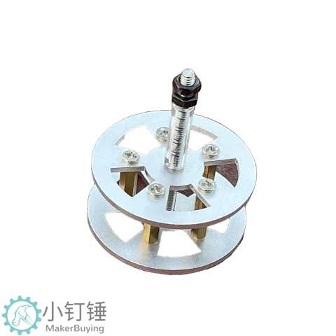 0022金属拼装坦克承重轮SNT4 履带车机器人铝合金阳极氧化积木