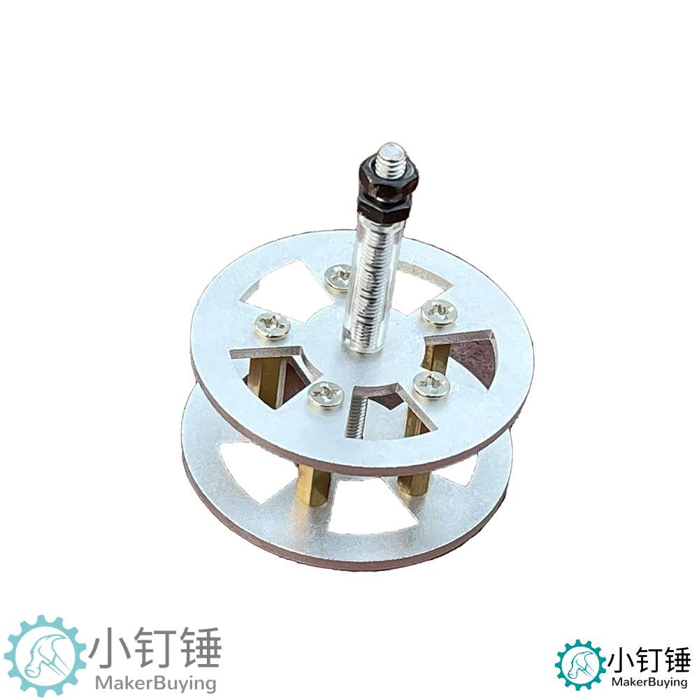 0022金属拼装坦克承重轮SNT4 履带车机器人铝合金阳极氧化积木