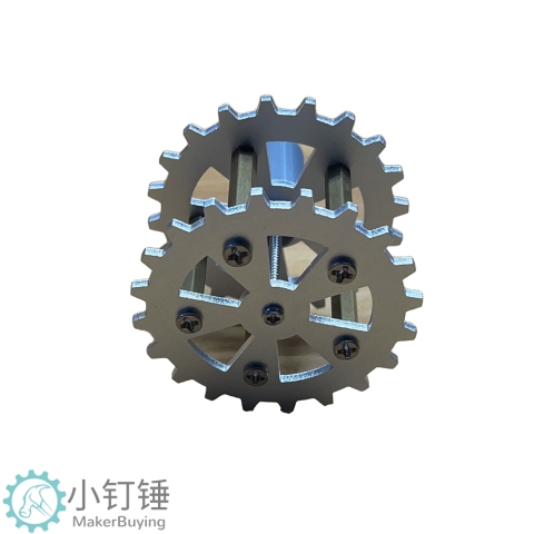 0023金属拼装坦克驱动轮SNT5 TT马达联轴器履带车机器人铝合金阳极氧化积木