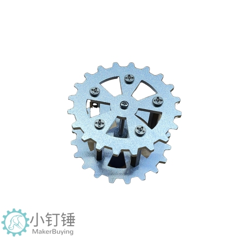 0023金属拼装坦克驱动轮SNT5 TT马达联轴器履带车机器人铝合金阳极氧化积木