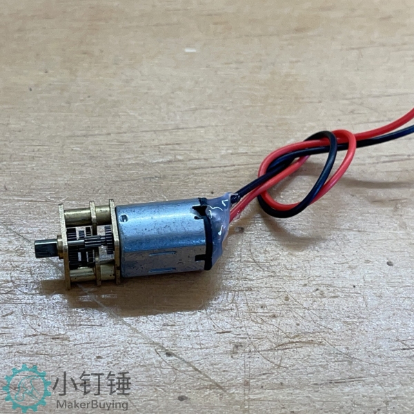 0032 N20马达短轴带线打胶M3  小钉锤电子积木 减速电机DC3V-9v直流电子锁拆机马达