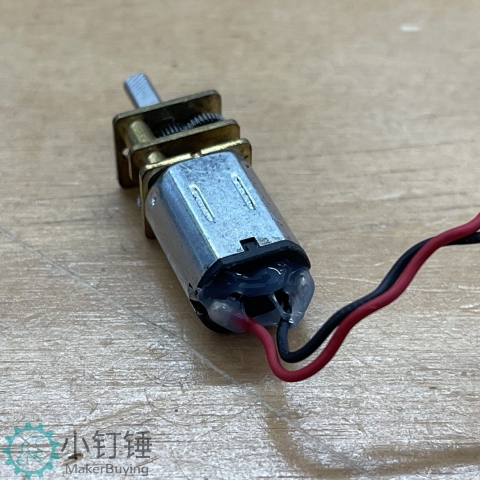 0033 N20马达长轴带线打胶M6  小钉锤电子积木直流减速电机 慢速马达 1.5-6V