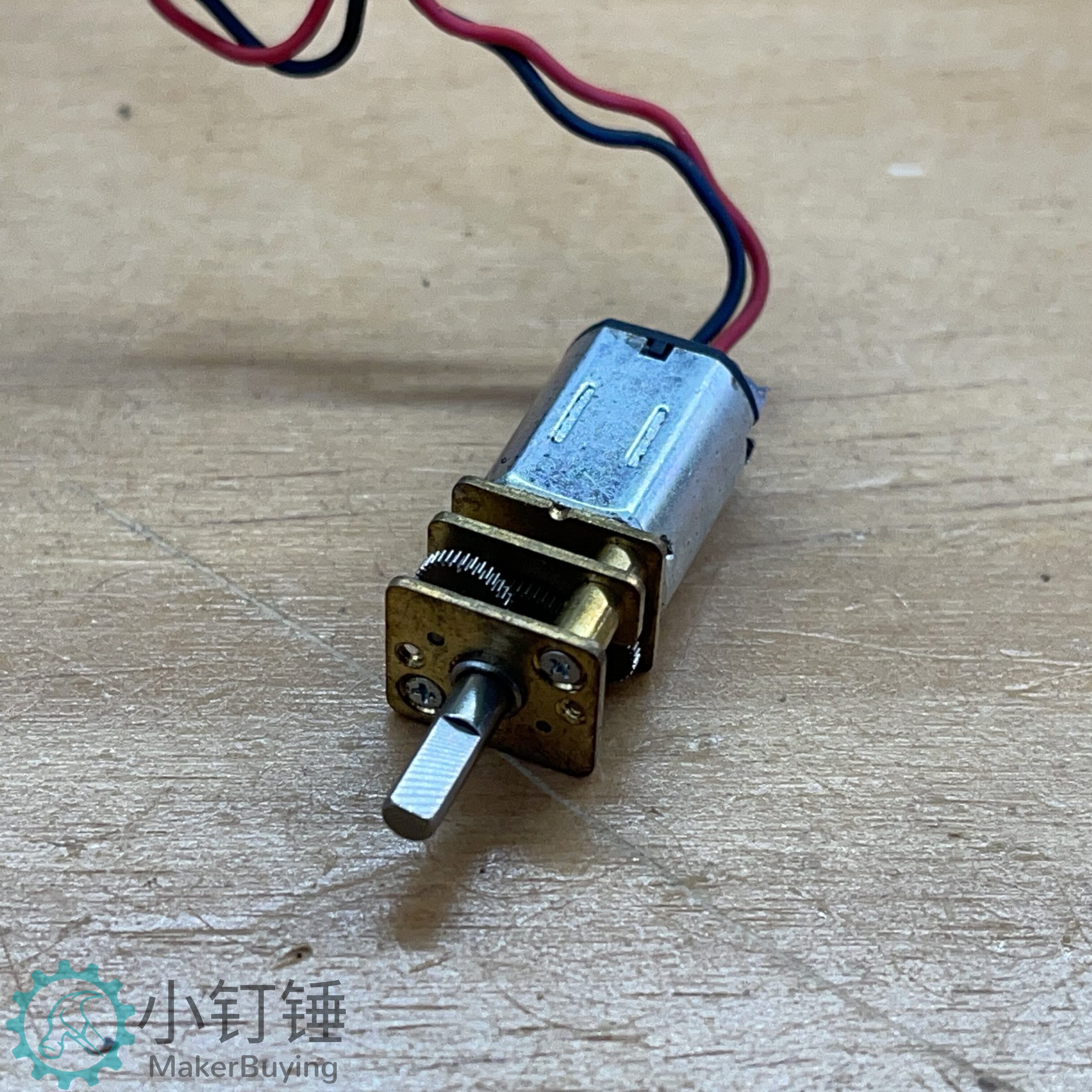 0033 N20马达长轴带线打胶M6  小钉锤电子积木直流减速电机 慢速马达 1.5-6V