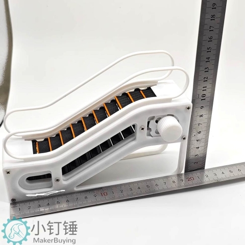 3D打印diy商场自动手扶梯玩具手动版益智科教模型 3D41