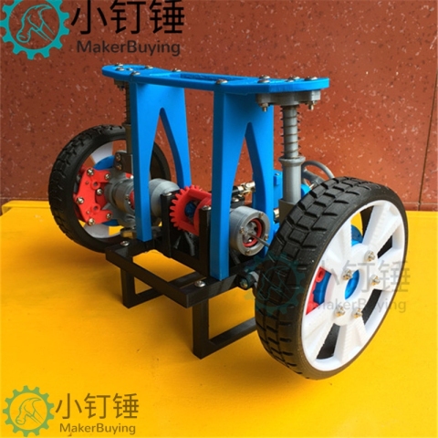 汽车转向差速器麦弗逊减震球笼式半轴等机械结构模型教具3D打印 3D15