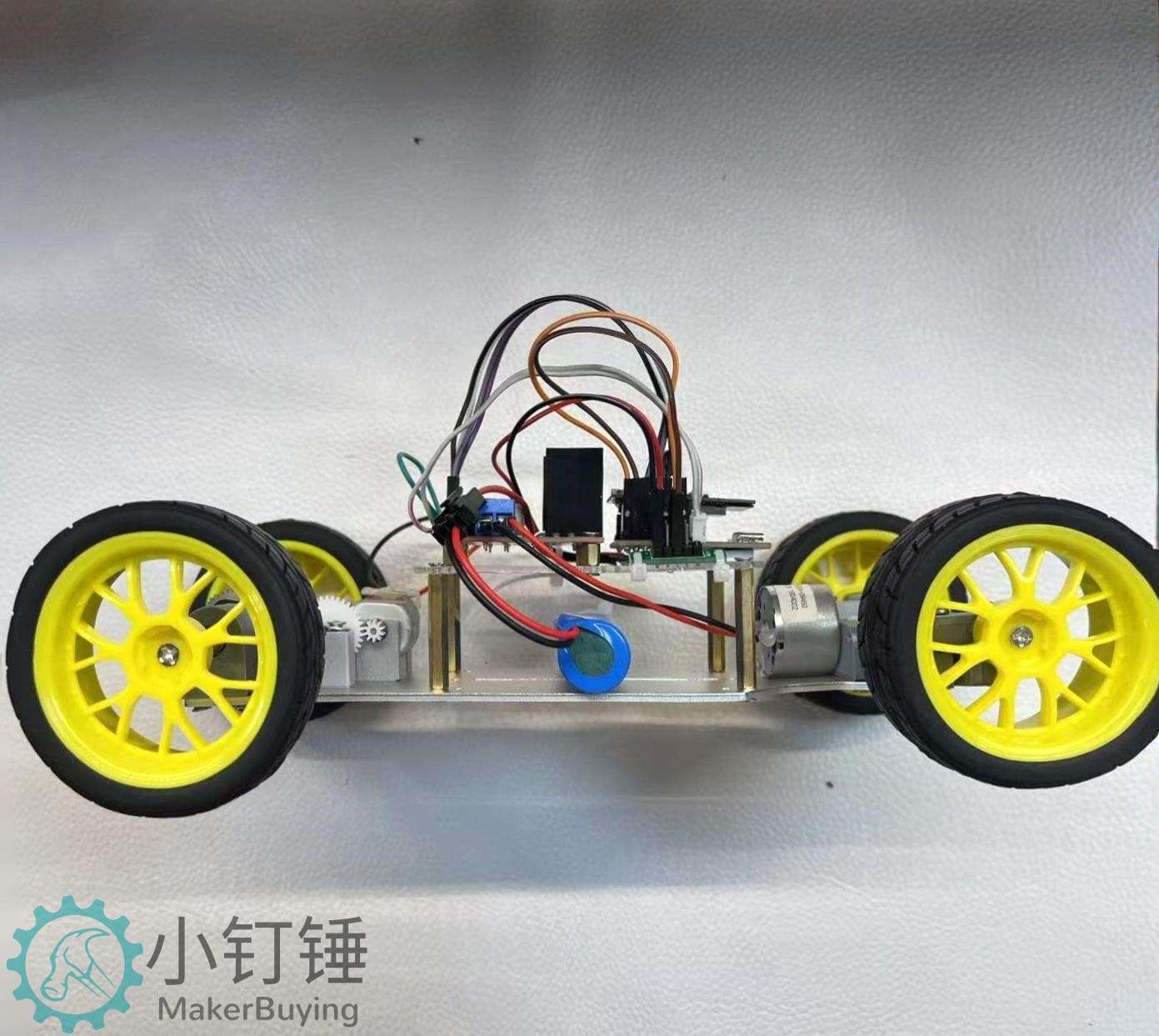 小钉锤C1 V esp32 cam视频WIFI智能小车全拼装转向带差速器