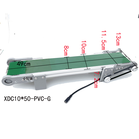 10*50小型桌面传送带流水线小型输送机学生摩檫力实验科技创新学习 ZDH6 35