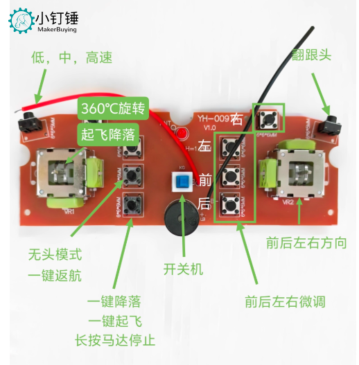 XDC38 小型多旋翼拼装无人机教程