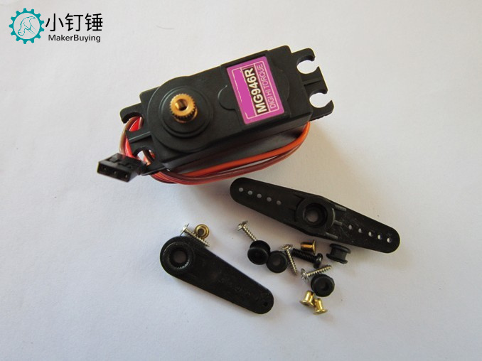 MG996R全金属齿轮 13公斤 大扭力舵机 舵机标准舵机180度 xdc43