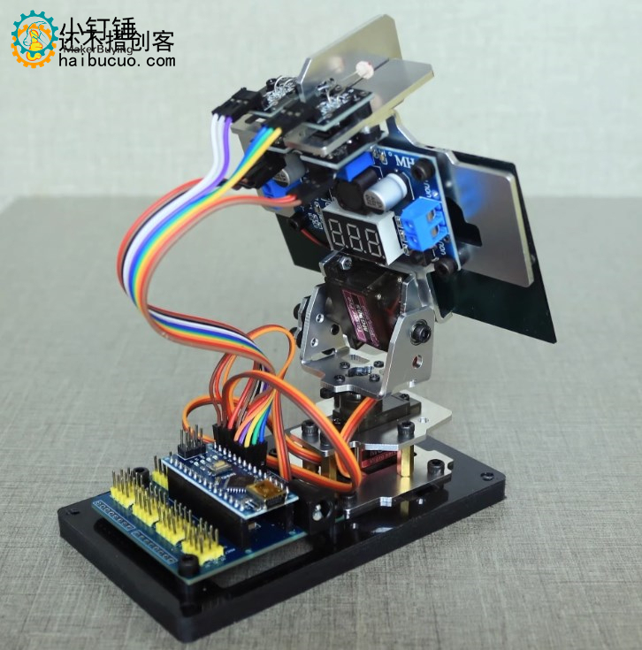 for Arduino DIY智能太阳能追光追踪设备发电创客项目小制作追光雷达SNAR87 XDC58