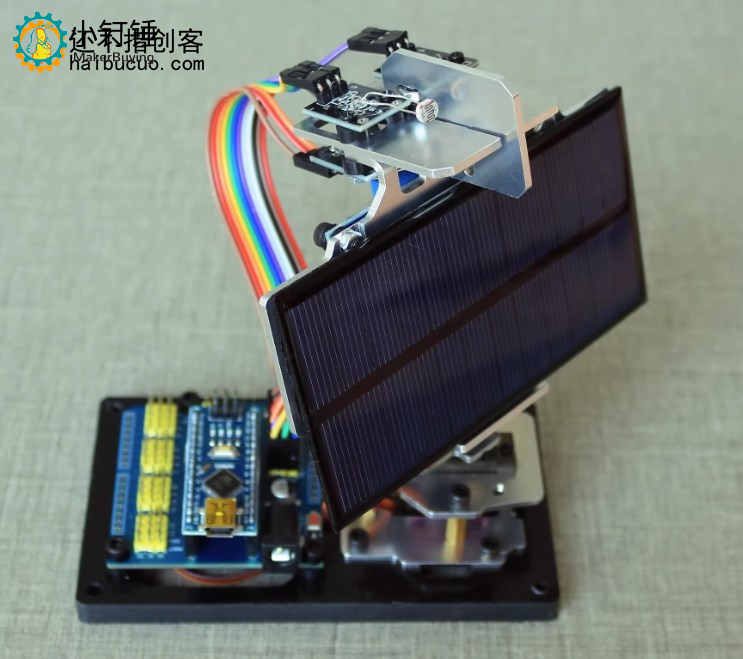 for Arduino DIY智能太阳能追光追踪设备发电创客项目小制作追光雷达SNAR87 XDC58