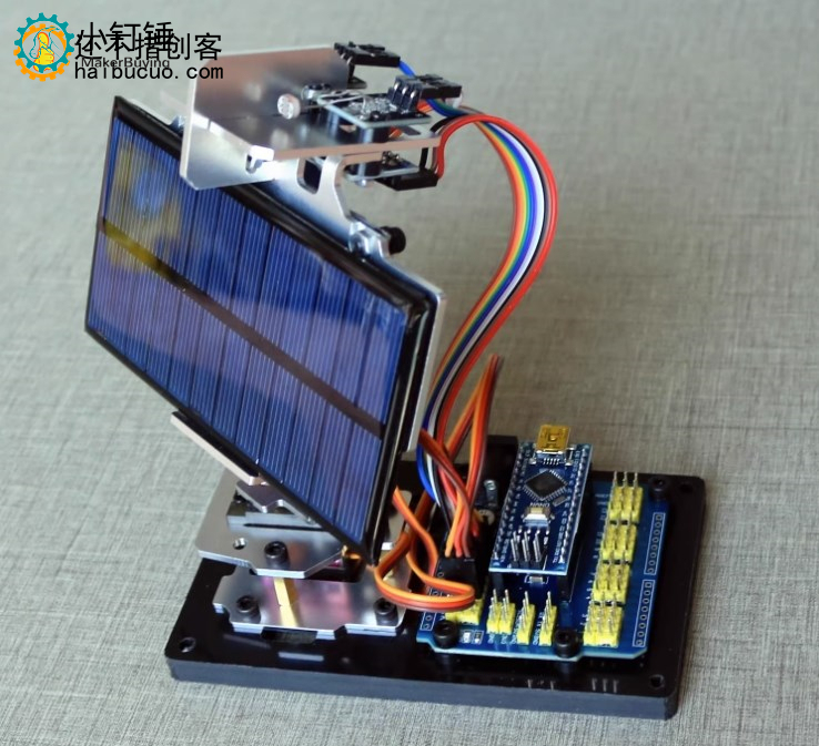 for Arduino DIY智能太阳能追光追踪设备发电创客项目小制作追光雷达SNAR87 XDC58