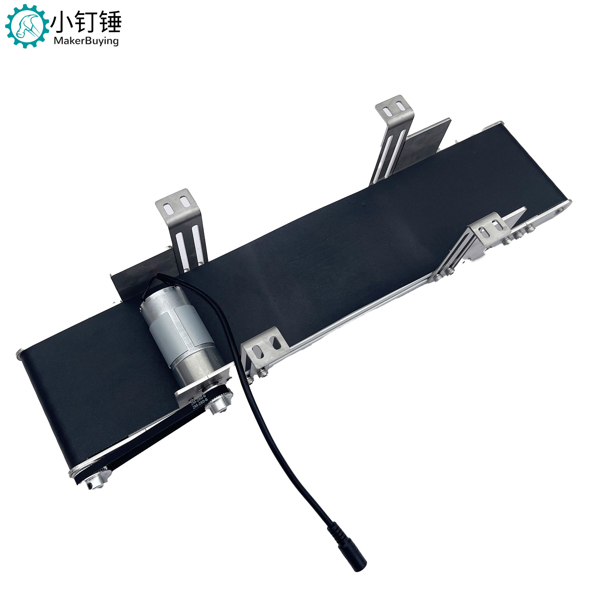 金属桌面传送带流水线小型输送机学生摩檫力实验科技创新学习 ZDH24