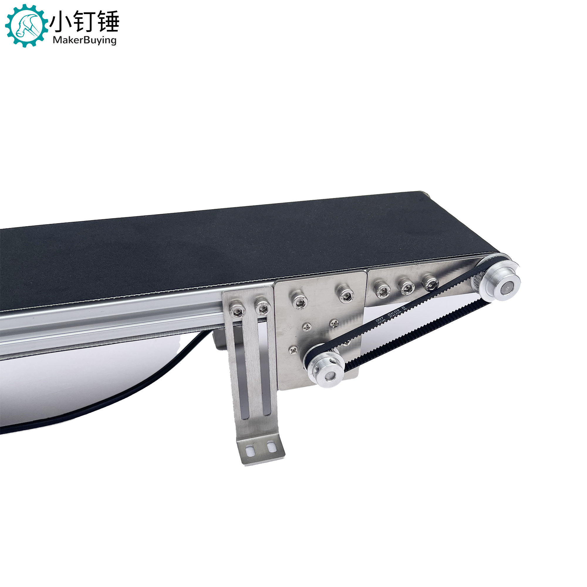 金属桌面传送带流水线小型输送机学生摩檫力实验科技创新学习 ZDH24