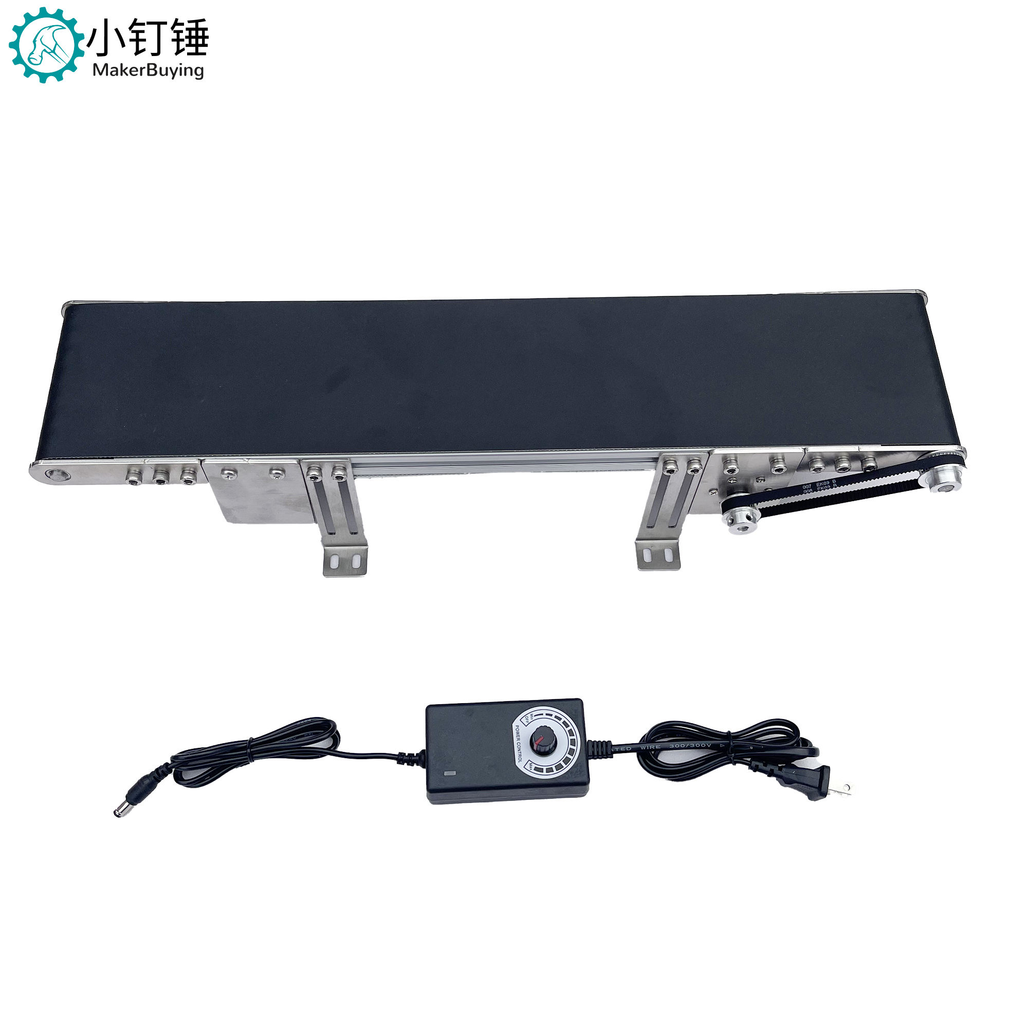 金属桌面传送带流水线小型输送机学生摩檫力实验科技创新学习 ZDH24