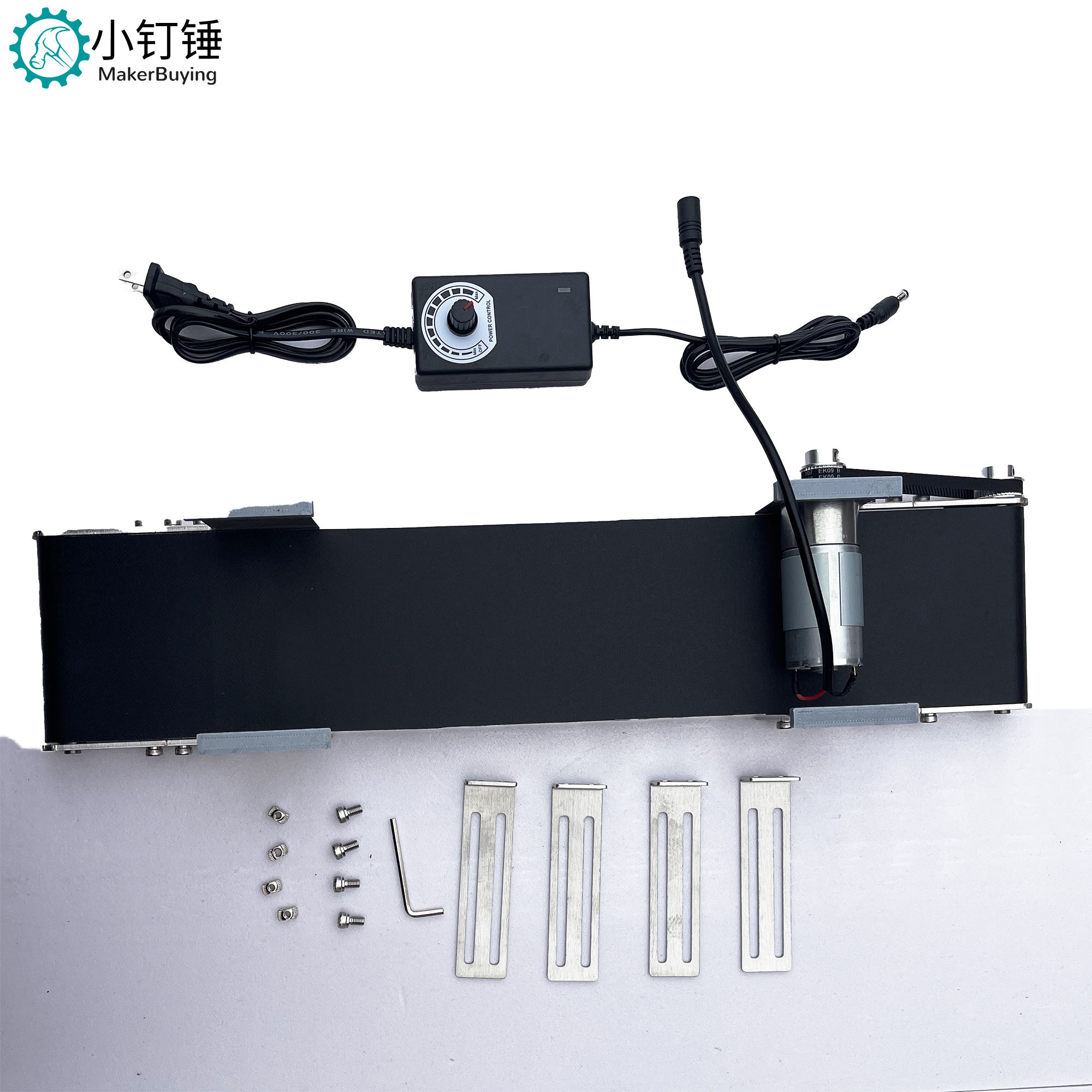 金属桌面传送带流水线小型输送机学生摩檫力实验科技创新学习 ZDH24