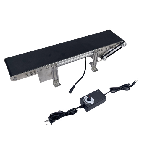 10*50金属桌面传送带腿高度可调腿可固定流水线小型输送机 ZDH24