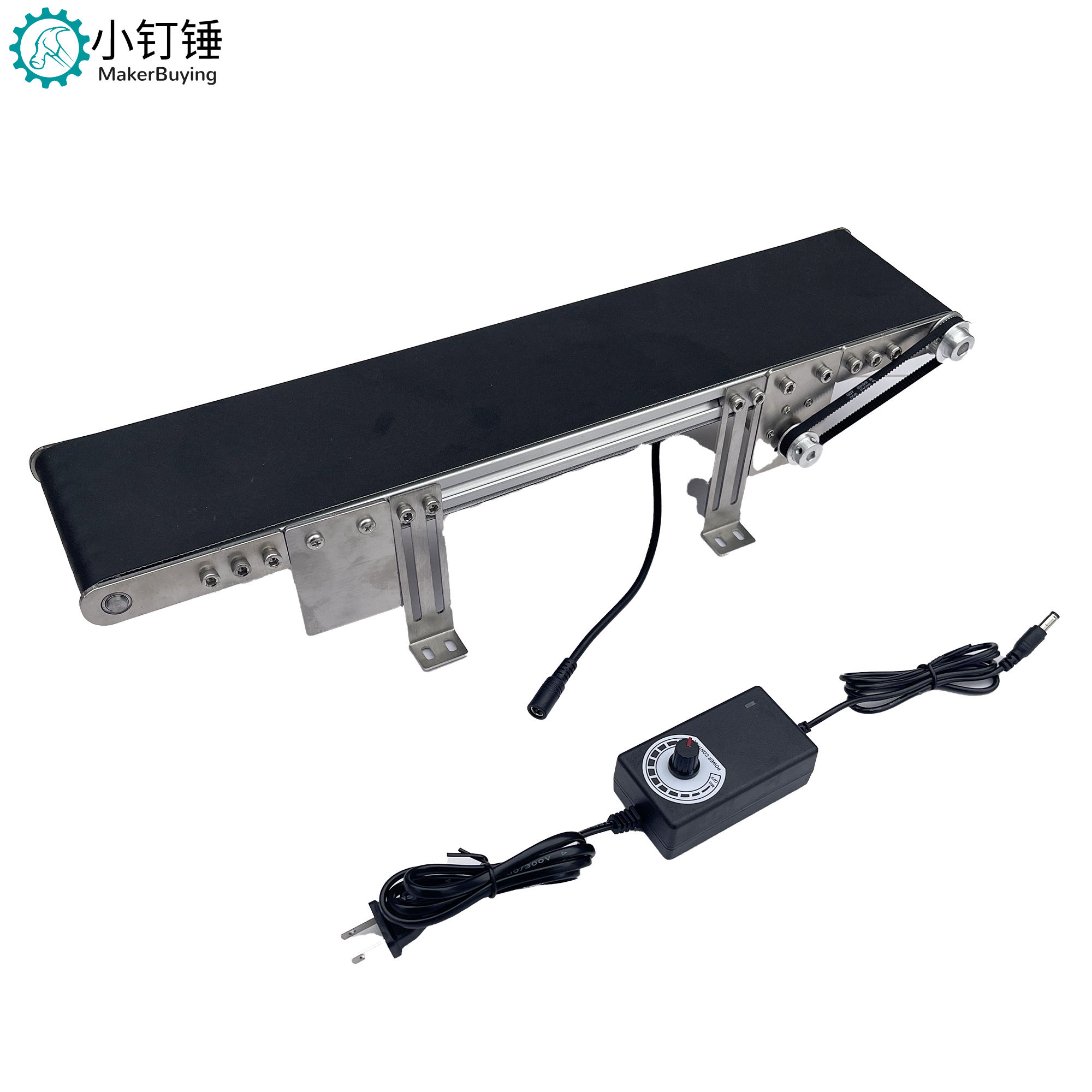 金属桌面传送带流水线小型输送机学生摩檫力实验科技创新学习 ZDH24