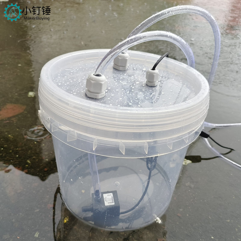 XDC27 5L塑料水循环水泵水管系统 水冷DIY循环水箱水桶电脑手机设备水泵DC12V水冷套装