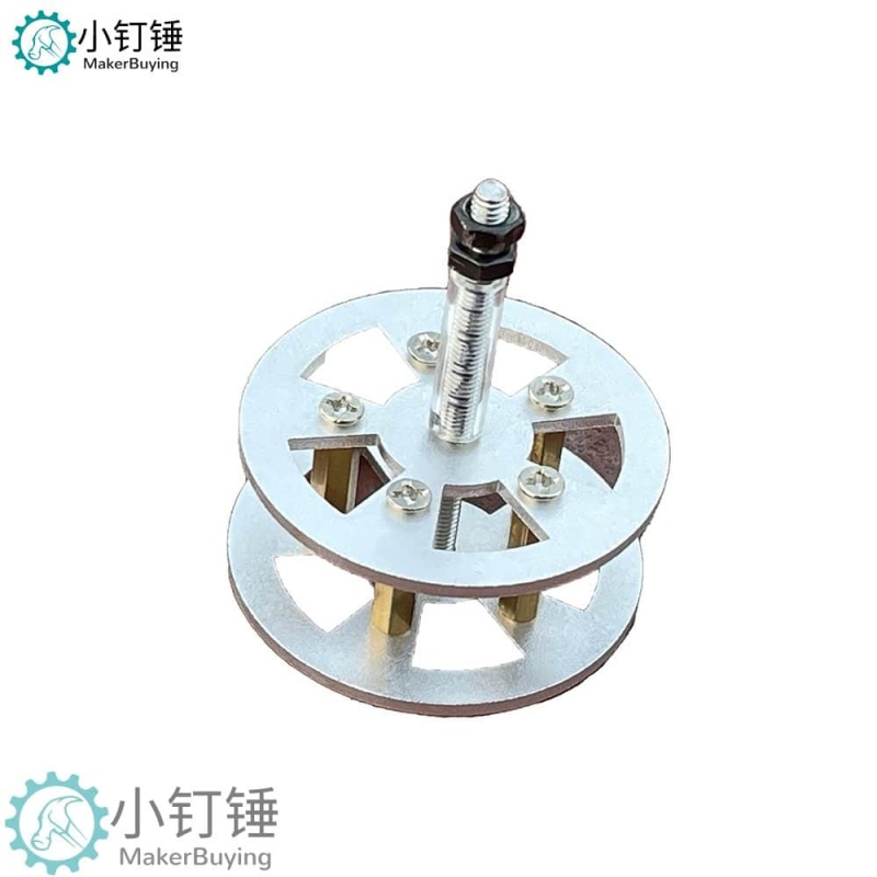 XDC74金属拼装坦克承重轮SNT4 履带车机器人铝合金阳极氧化积木
