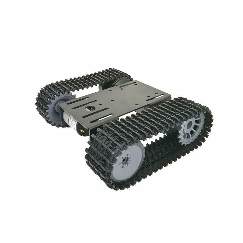 XDC82机器人坦克履带底盘for Arduino智能小车DIY履带车 金属面板 SN6300