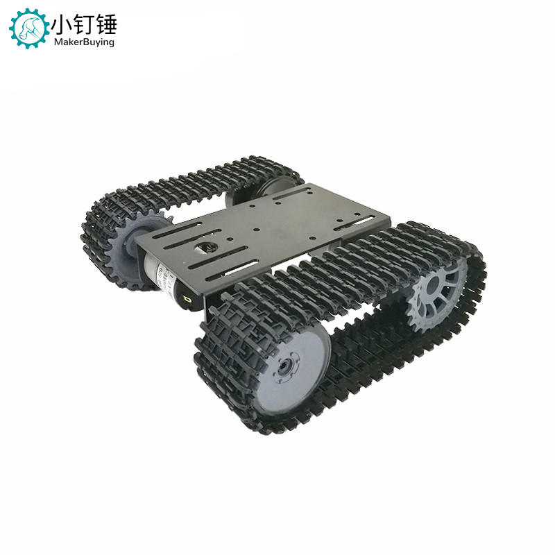 XDC82机器人坦克履带底盘for Arduino智能小车DIY履带车 金属面板 SN6300