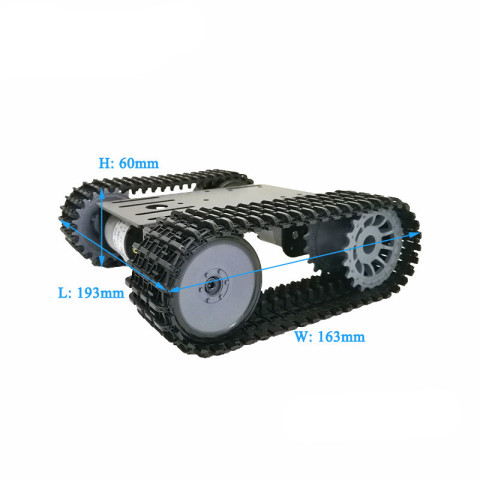XDC82机器人坦克履带底盘for Arduino智能小车DIY履带车 金属面板 SN6300