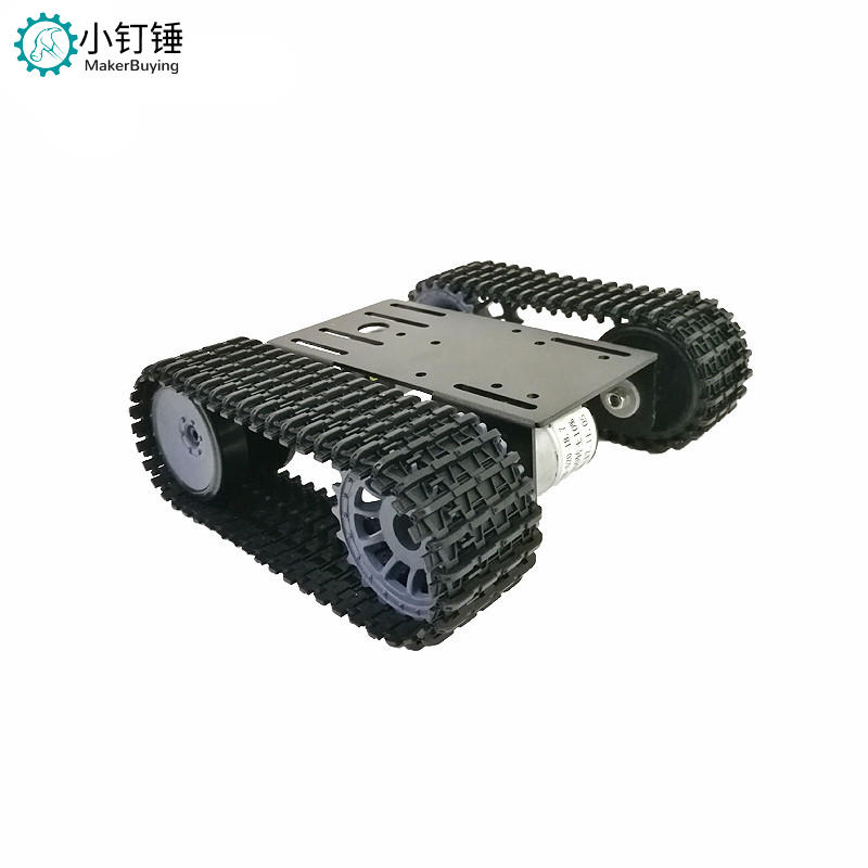 XDC82机器人坦克履带底盘for Arduino智能小车DIY履带车 金属面板 SN6300